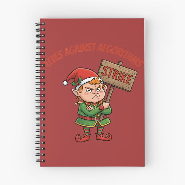 Item preview, Funny Christmas Elf Strike Replaced By AI designed and sold by SmartPuns.
