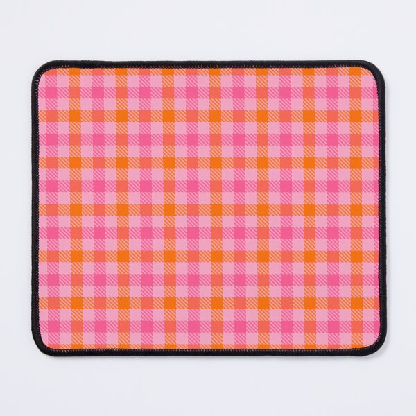Item preview, Pink And Orange Gingham Check Pink designed and sold by PatternTitan.