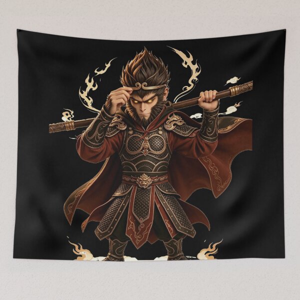 Item preview, Sun Wukong, el Rey Mono, en su postura heroica designed and sold by DigArtis.