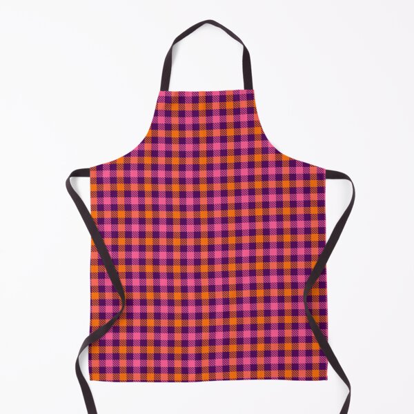 Item preview, Pink And Orange Gingham Check Purple designed and sold by PatternTitan.