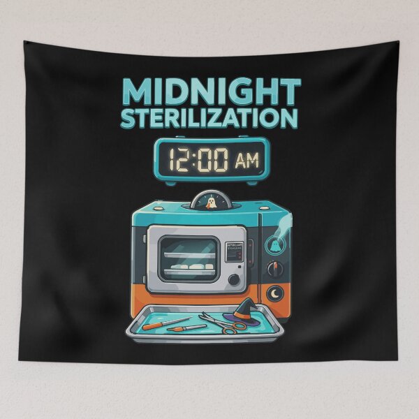 Item preview, Sterile Processing Technician Halloween Midnight Sterilization SPD T-Shirt designed and sold by Uglyandcute.