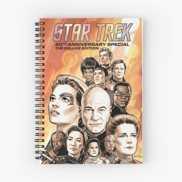 Item preview, Star Trek Original Series Retro Full Color Crew 60th Anniversary Special Poster designed and sold by TrendingDesigns20xx.