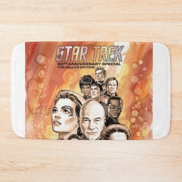 Item preview, Star Trek Original Series Retro Full Color Crew 60th Anniversary Special Poster designed and sold by TrendingDesigns20xx.