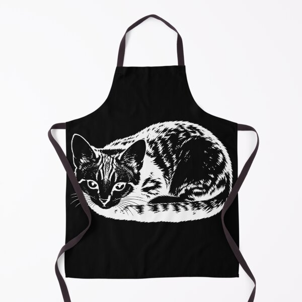 Item preview, Beautiful tabby cat outline white designed and sold by natalik2024.