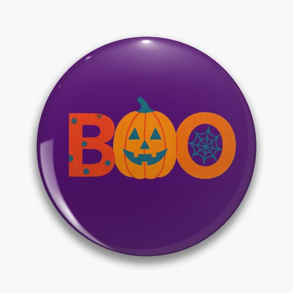Item preview, Cute Halloween Boo Pumpkin Spider Web Graphic designed and sold by SolutionsArt.