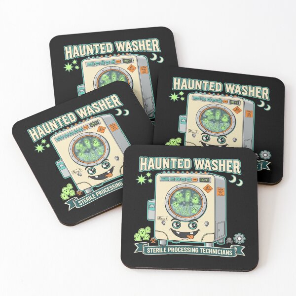 Item preview, Sterile Processing Technician Halloween Haunted Washer SPD Tech T-Shirt designed and sold by Uglyandcute.