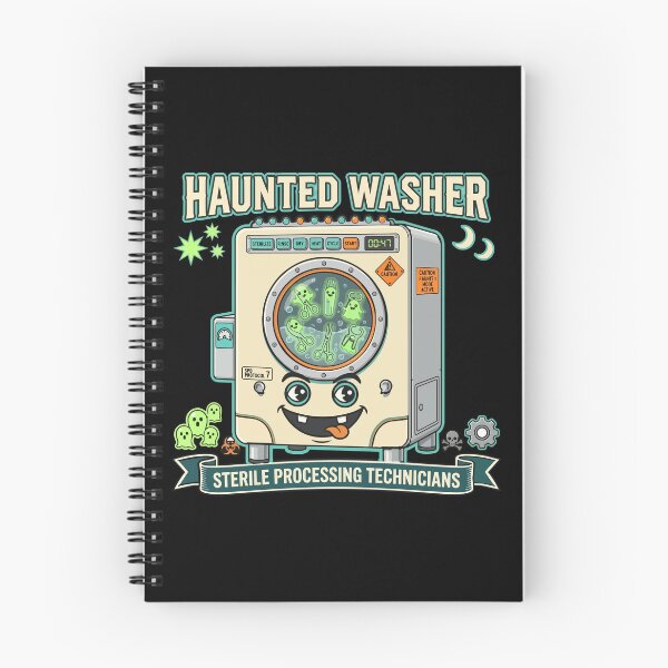 Item preview, Sterile Processing Technician Halloween Haunted Washer SPD Tech T-Shirt designed and sold by Uglyandcute.