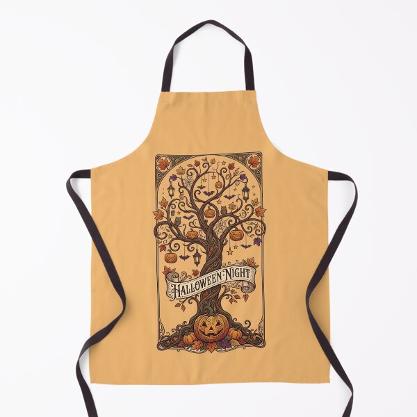 Item preview, Spooky old tree - Art nouveau Halloween tree - Halloween old tree in art nouveau style designed and sold by ParadoxParadox.