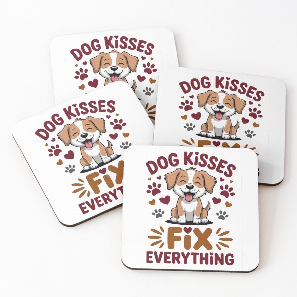 Item preview, Dog Kisses Fix Everything   designed and sold by jkrphoto.