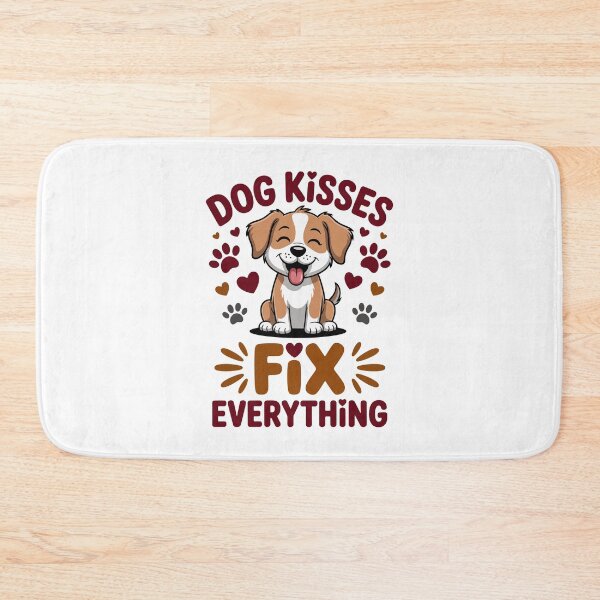 Item preview, Dog Kisses Fix Everything   designed and sold by jkrphoto.