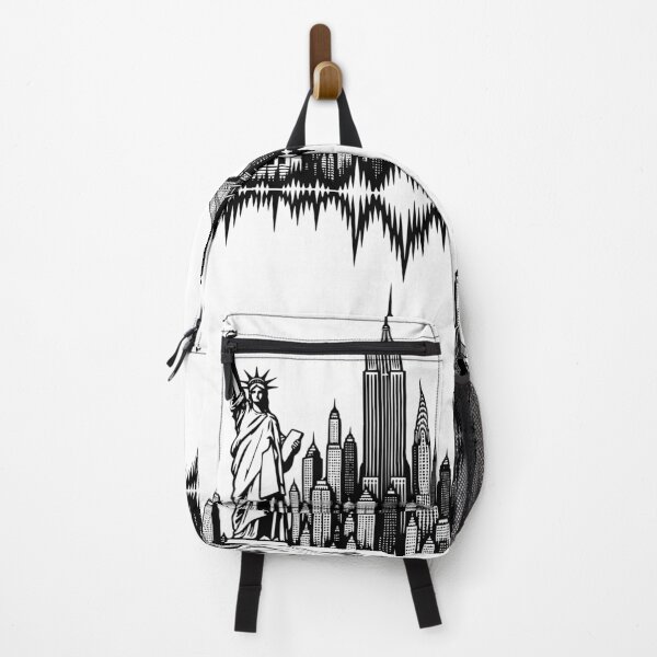 Item preview, New York Skyline - Statue of Liberty & Soundwave designed and sold by Pommes im Bett.