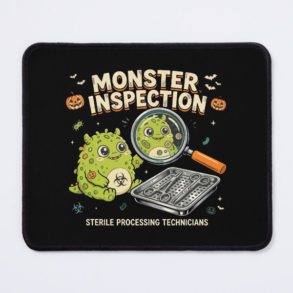 Item preview, Sterile Processing Technician Halloween Monster Inspection SPD T-Shirt designed and sold by Uglyandcute.