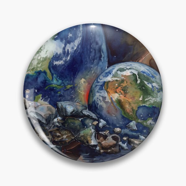Item preview, Earth Fall with Asteroids designed and sold by CentauriArt.