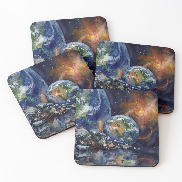 Item preview, Earth Fall with Asteroids designed and sold by CentauriArt.