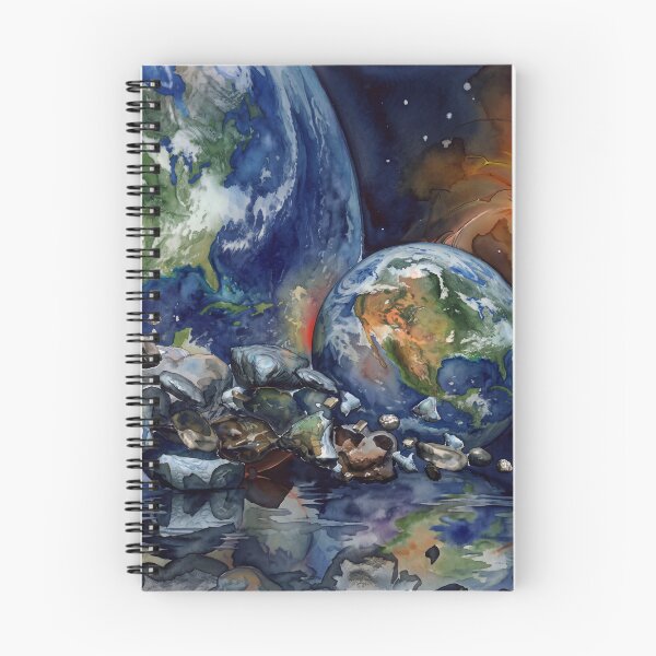 Item preview, Earth Fall with Asteroids designed and sold by CentauriArt.