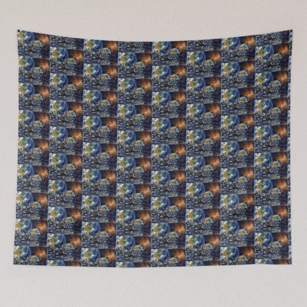 Item preview, Earth Fall with Asteroids designed and sold by CentauriArt.