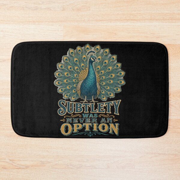 Item preview, Subtlety Was Never An Option Shirt, Funny Peacock T-Shirt, Bold Personality Tee, Garden Bird Lover Gift, Vintage Animal Graphic designed and sold by TshirtsLabs.