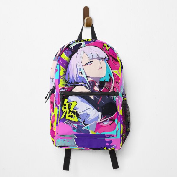 Item preview, Neon Cyberpunk Girl – Pink Cyan Futuristic Anime Inspired Glitch Art designed and sold by Dyan4.