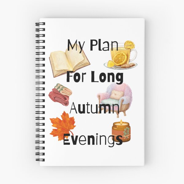 Item preview, My Plan For Long Autumn Evenings. designed and sold by Dinasshop.
