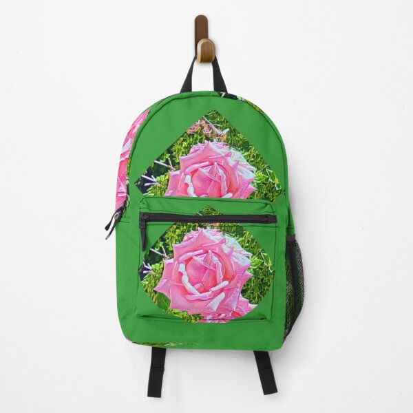 Item preview, Pink Rose Diamond Grid Floral Pattern designed and sold by BalkanBloomArt.