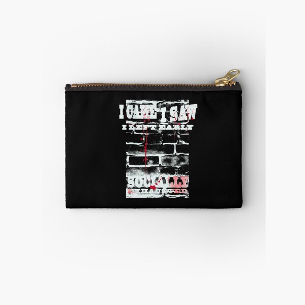 Item preview, I Came I Saw I Left Early | Socially Exhausted Introvert Grunge Design designed and sold by AreKreative.
