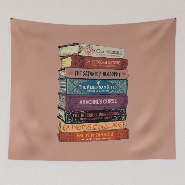 Item preview, Satanic Bookworm designed and sold by Lidra Zehcnas.