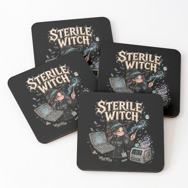 Item preview, Sterile Processing Technician Halloween Sterile Witch SPD Tech T-Shirt designed and sold by Uglyandcute.
