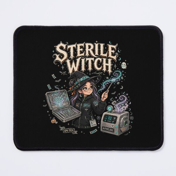 Item preview, Sterile Processing Technician Halloween Sterile Witch SPD Tech T-Shirt designed and sold by Uglyandcute.
