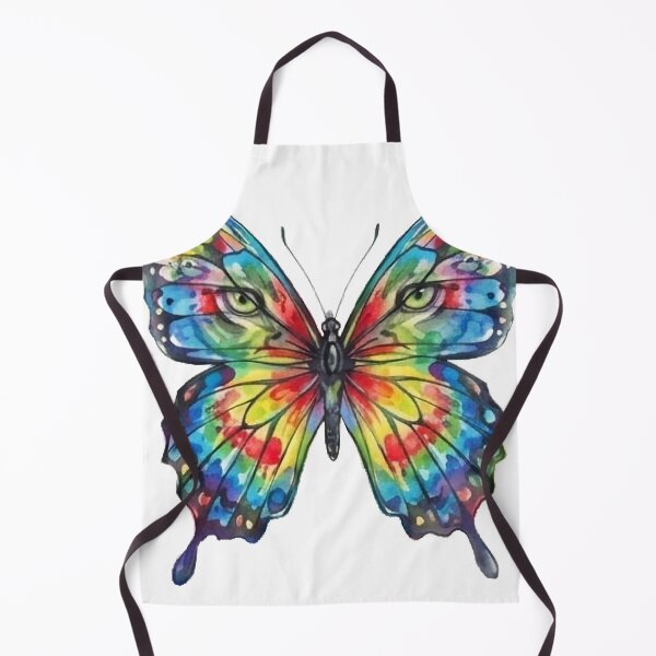 Item preview, Vibrant Butterfly with Hidden Eyes Surreal Art  designed and sold by MaRCAStro.