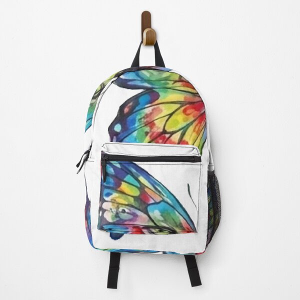 Item preview, Vibrant Butterfly with Hidden Eyes Surreal Art designed and sold by MaRCAStro.
