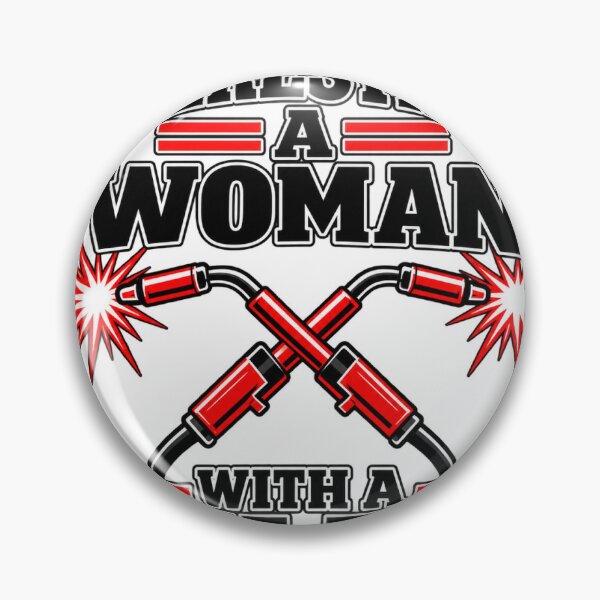 Item preview, Never underestimate a Woman with a Welder T-shirt for woman welder designed and sold by Etching Brand.