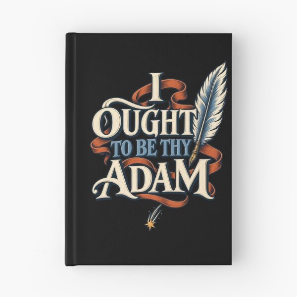 Item preview, Frankenstein Thy Adam Quote and Orange Quill designed and sold by Fenay Designs.