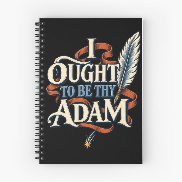 Item preview, Frankenstein Thy Adam Quote and Orange Quill designed and sold by Fenay Designs.
