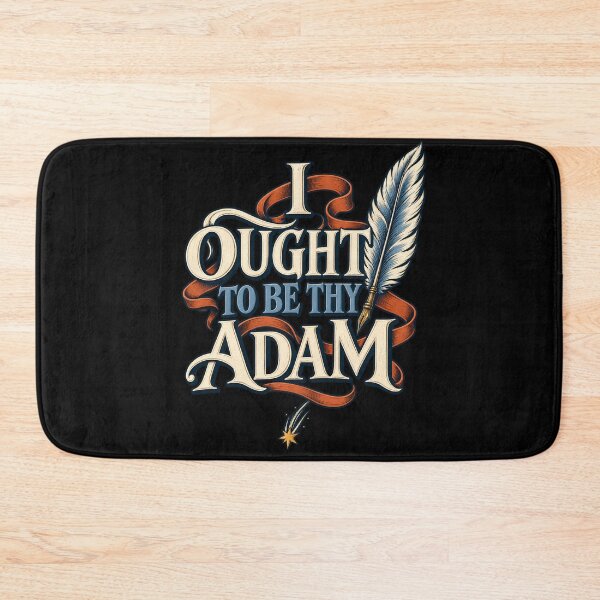 Item preview, Frankenstein Thy Adam Quote and Orange Quill designed and sold by Fenay Designs.