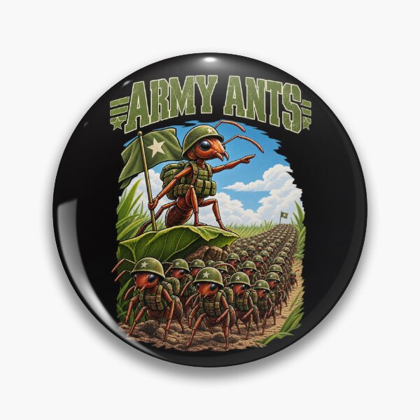 Item preview, Army Ants Funny Military Ant Shirt designed and sold by Take It Literally.