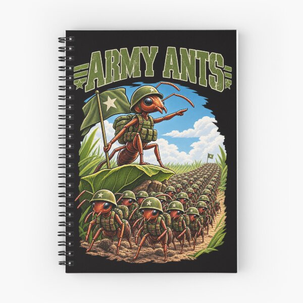 Item preview, Army Ants Funny Military Ant Shirt designed and sold by Take It Literally.