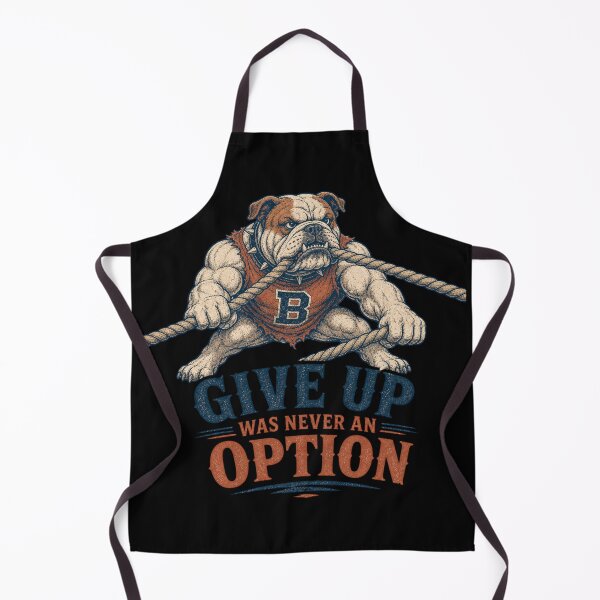 Item preview, Give Up Was Never An Option Shirt, Funny Bulldog T-Shirt, Stubborn Dog Tee, Motivational Dog Lover Gift, Vintage Animal Graphic designed and sold by TshirtsLabs.