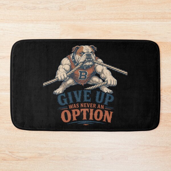 Item preview, Give Up Was Never An Option Shirt, Funny Bulldog T-Shirt, Stubborn Dog Tee, Motivational Dog Lover Gift, Vintage Animal Graphic designed and sold by TshirtsLabs.