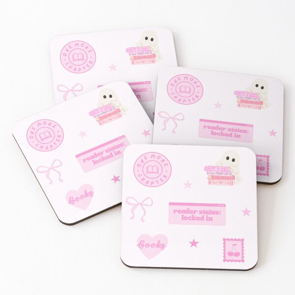 Item preview, Bookish | Books | Pack | Pink designed and sold by The Turquoise Brush.