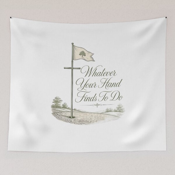 Item preview, Whatever Your Hand Finds To Do Golf Quote designed and sold by Yafa-Design.