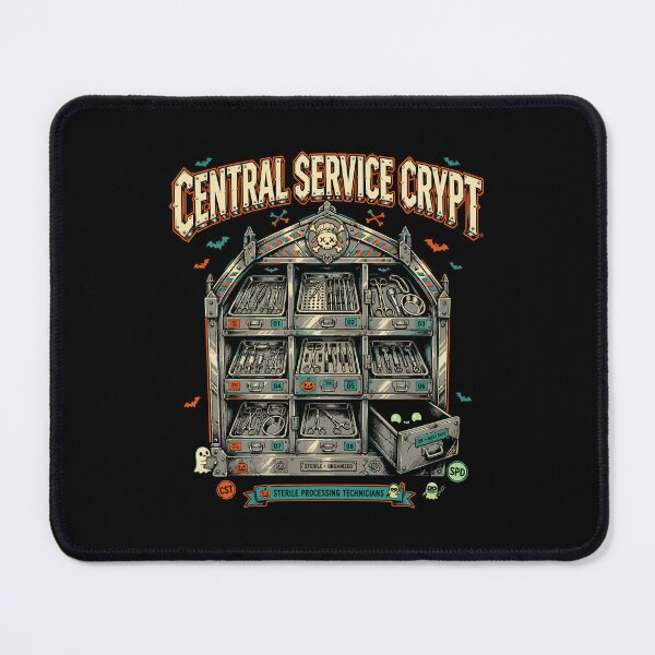Item preview, Sterile Processing Technician Halloween Central Service Crypt T-Shirt designed and sold by Uglyandcute.