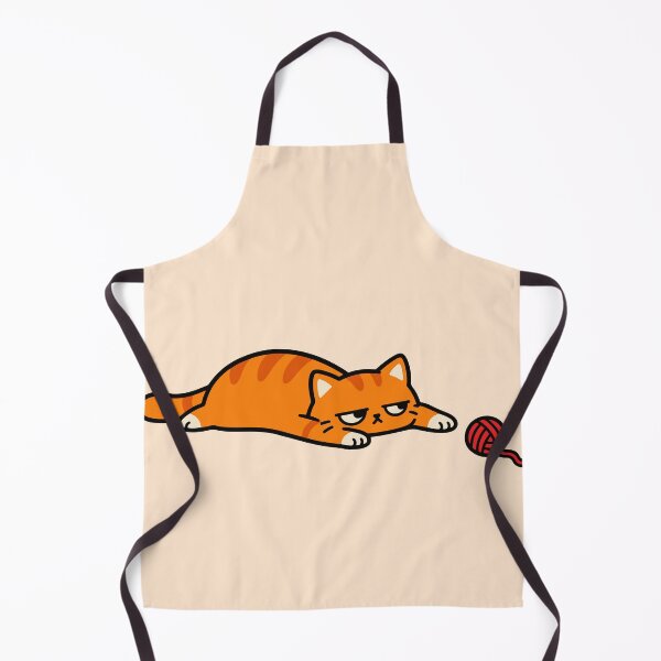 Item preview, Lazy Cat Tired of Playing Alone With Yarn designed and sold by MewMade.