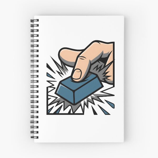 Item preview, Finger Pressing Button Satisfying Click Illustration designed and sold by StickerNestYou.