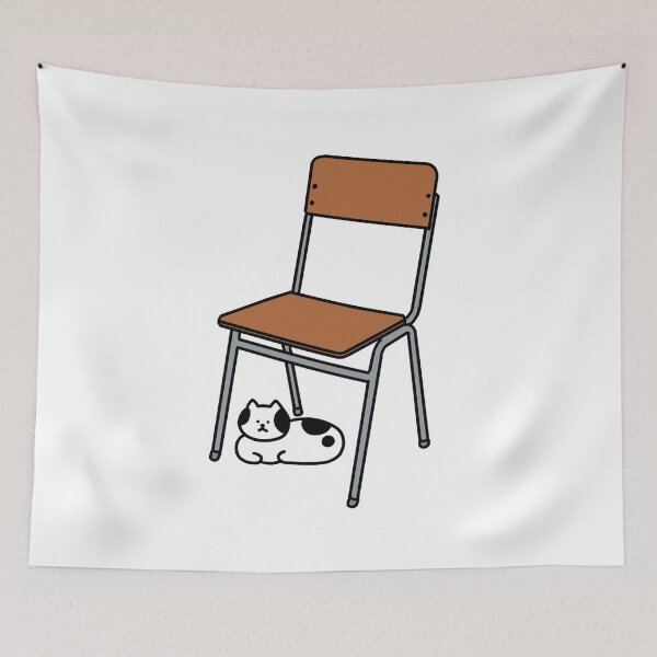 Item preview, a Cat under the chair designed and sold by superbaechoo.
