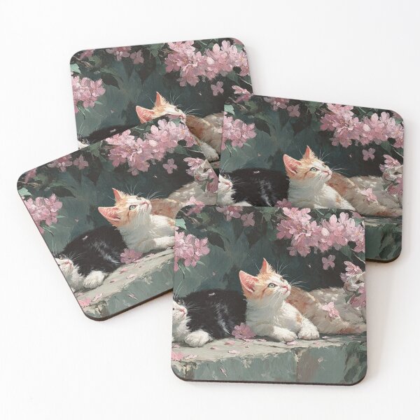 Item preview, Floral Kittens designed and sold by Kitty-Couture.