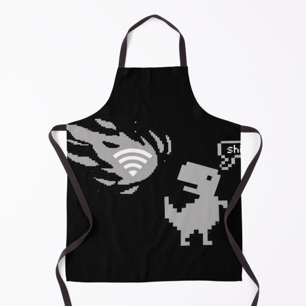 Item preview, Funny Pixel Dinosaur vs Wi-Fi Meteor Strike designed and sold by Munib302.