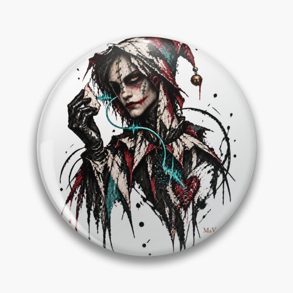 Item preview, Dark Gothic Jester Portrait designed and sold by Qenlo.