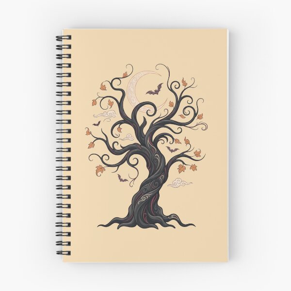 Item preview,  Spooky old tree - Art nouveau Halloween tree - Halloween tree in art nouveau style designed and sold by ParadoxParadox.