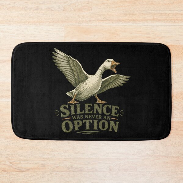 Item preview, Silence Was Never An Option Shirt, Funny Goose T-Shirt, Aggressive Goose Tee, Bird Lover Gift, Vintage Farm Animal Graphic designed and sold by TshirtsLabs.