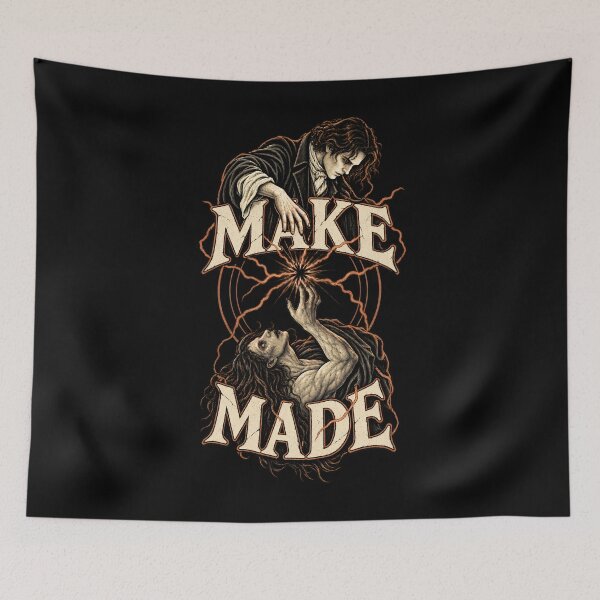 Item preview, Frankenstein: Make and Made, Creator and Creature designed and sold by Fenay Designs.